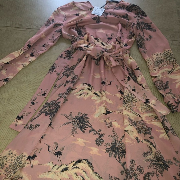 Zara printed dress NWT - Picture 5 of 7